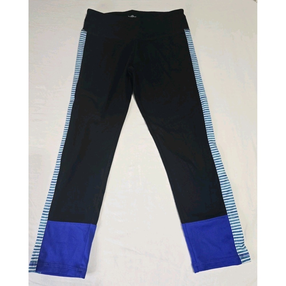 SO Women's Small Yoga‎ Capris Black/Blue/White